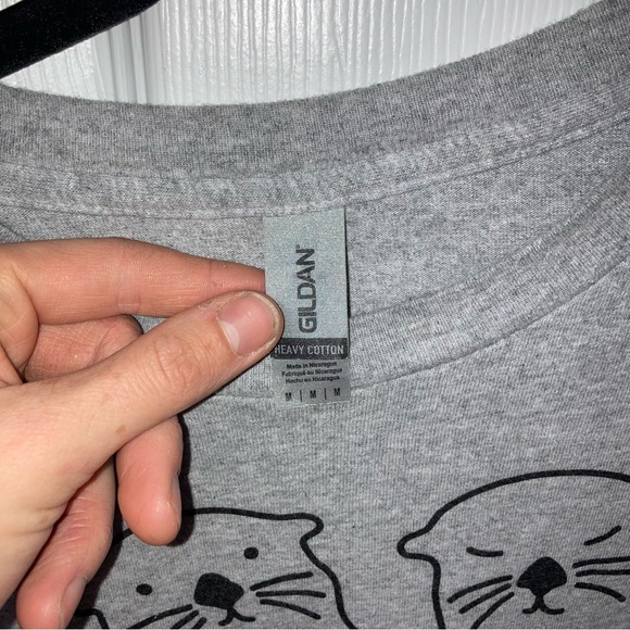 Alaska Sealife Otters Short-Sleeved Tee - Picture 2 of 3